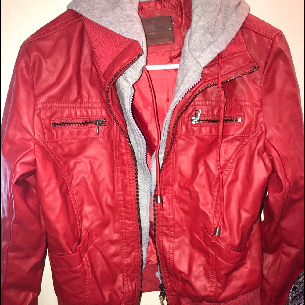 Red jacket